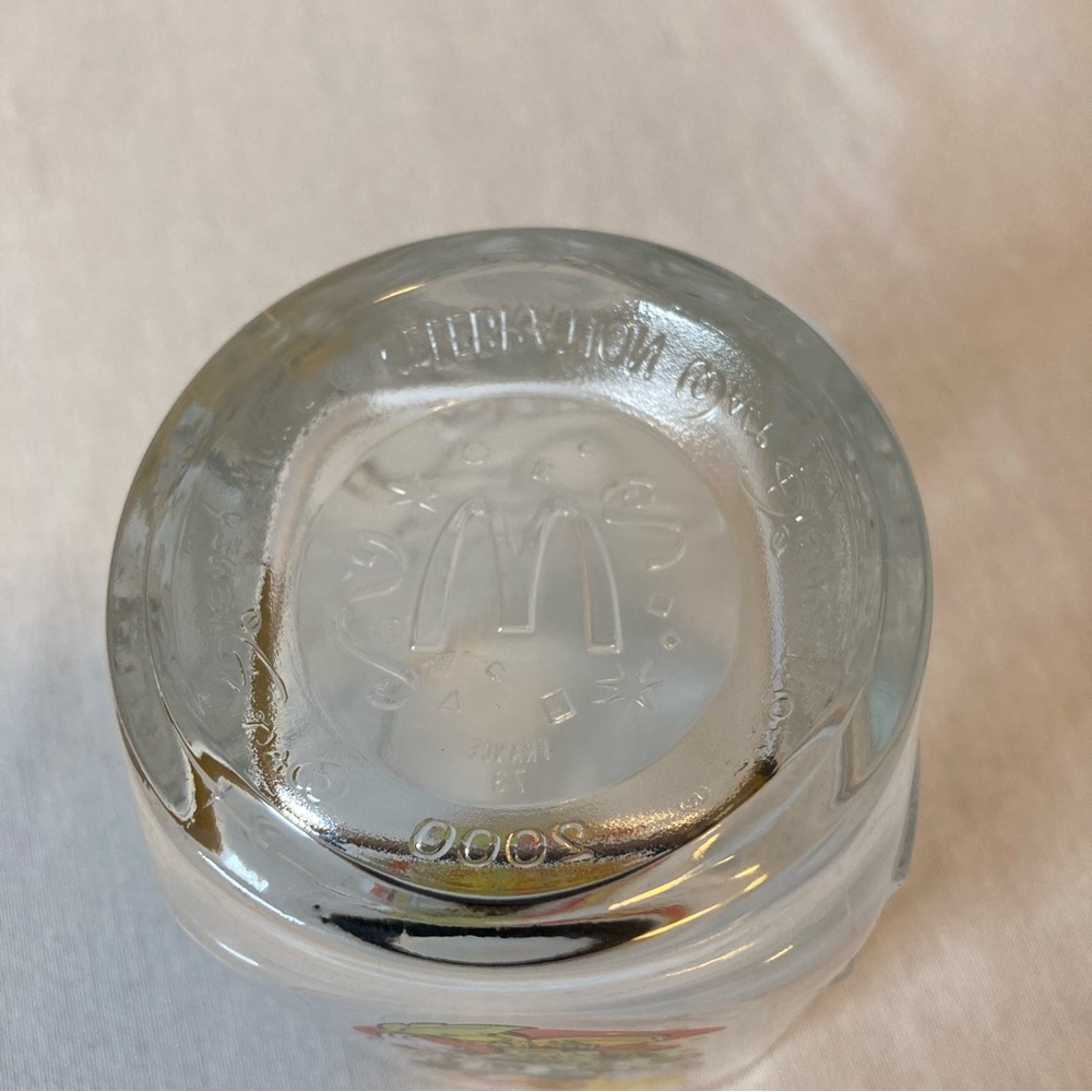 McDonald’s Disney Millennium 2000 Mickey Mouse Celebration Glass Tumbler - Picture 7 of 10